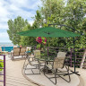 Зонт садовый GREEN GLADE 8004 зеленый